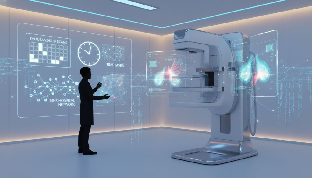 Come l’intelligenza artificiale può migliorare la diagnosi precoce del tumore al seno nel sistema sanitario britannico