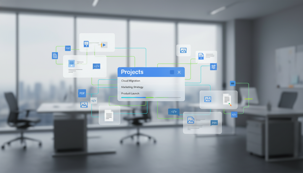 Google Gemini Projects: workspace intelligenti per dominare il caos delle conversazioni AI