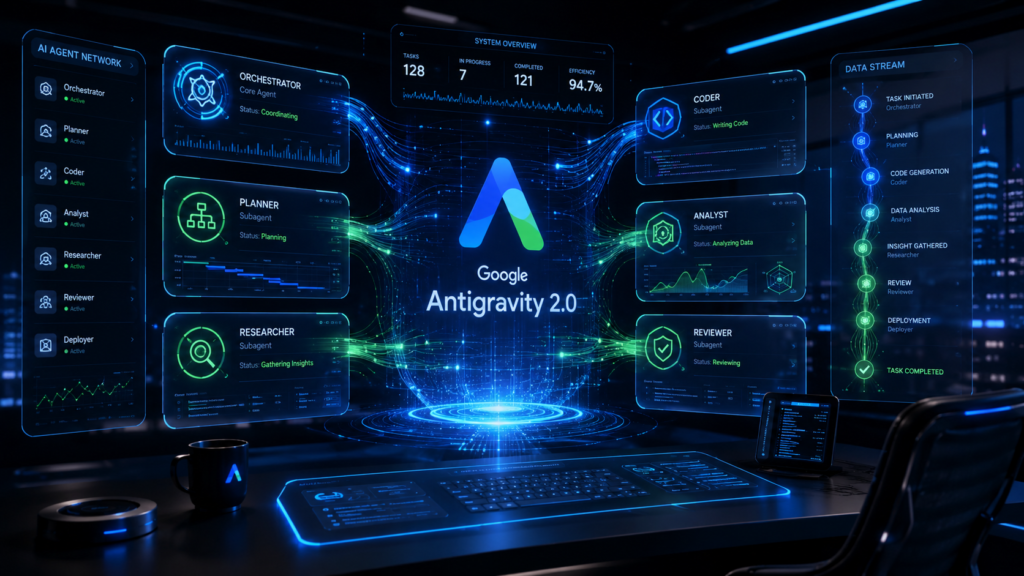 Google Antigravity 2.0: agenti AI che lavorano in parallelo (e senza chiederti conferma ogni due secondi)