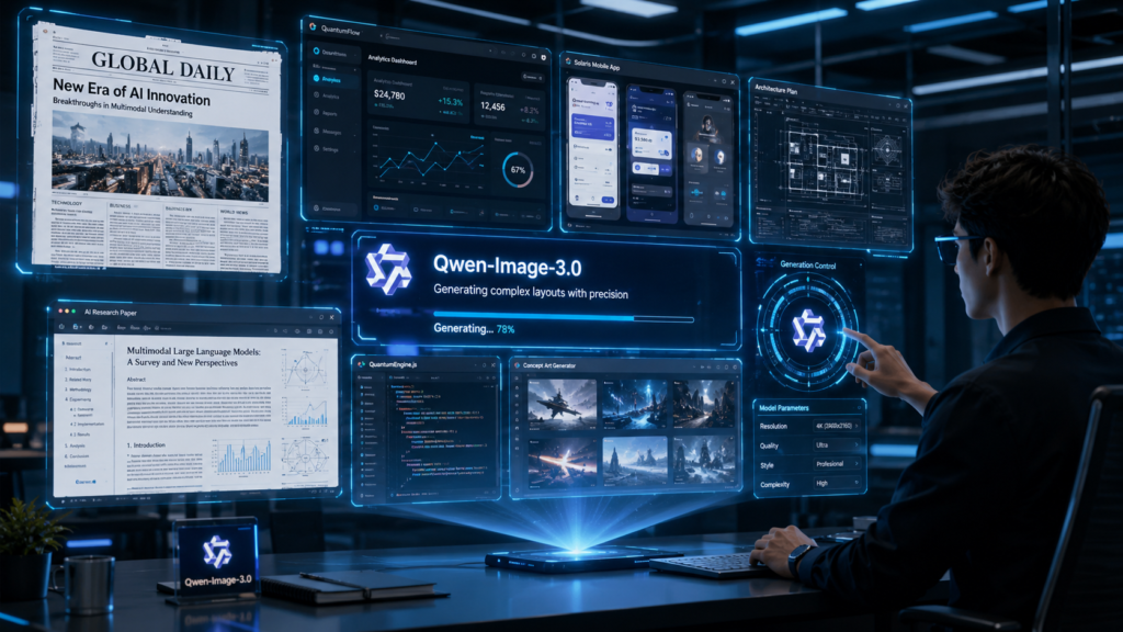 Qwen-Image-3.0: quando l’AI smette di fare belle foto e inizia a lavorare davvero
